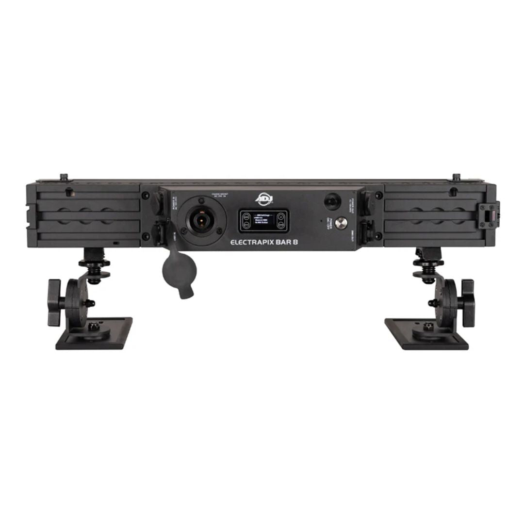 Rear view of ADJ ELE188 ElectraPix Bar 8 Pak light bar on white background