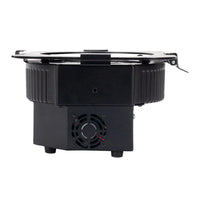 Side view of ADJ HEX410 12PX HEX RGBAW+UV LED Par on white background