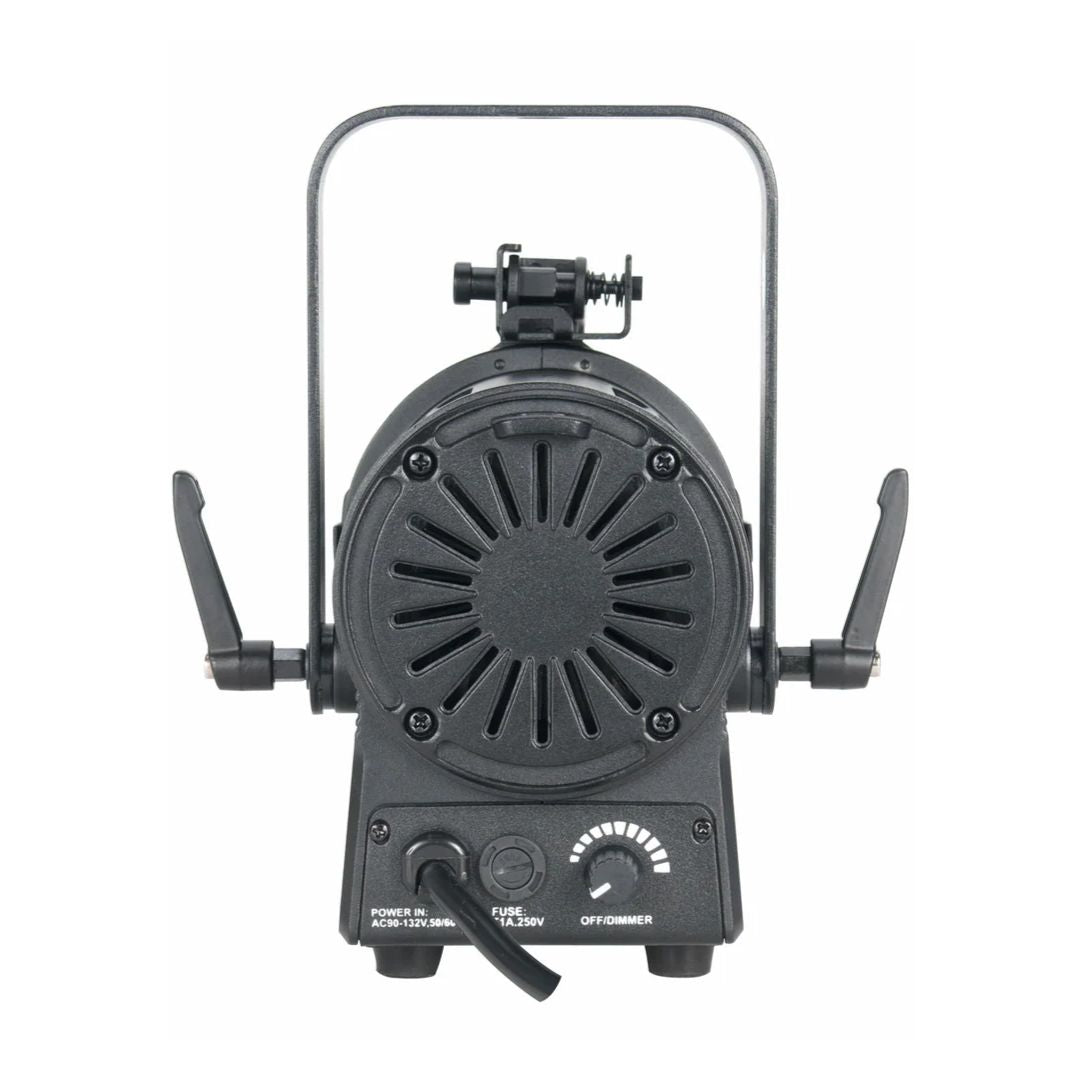 Rear view of Encore FR20 DTW from ADJ Presenter Entry Level Pak II 2-Light Kit on white background