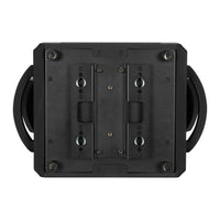 Bottom view of ADJ VIZ315 Vizi Beam CMY on white background