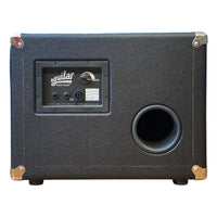 Rear view of Aguilar SL 112 Bass Cabinet on white background