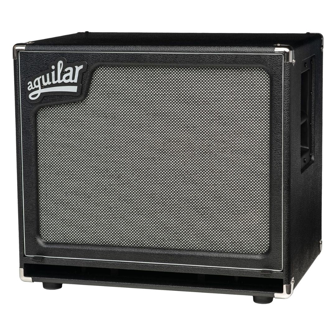 Angled front view of Aguilar SL 115 Bass Cabinet on white background