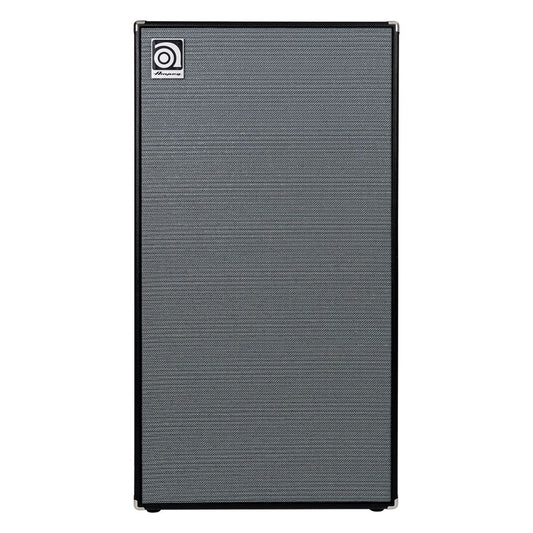 Front view of Ampeg HSVT-810AV Heritage 8x10" 800W Bass Cabinet on white background