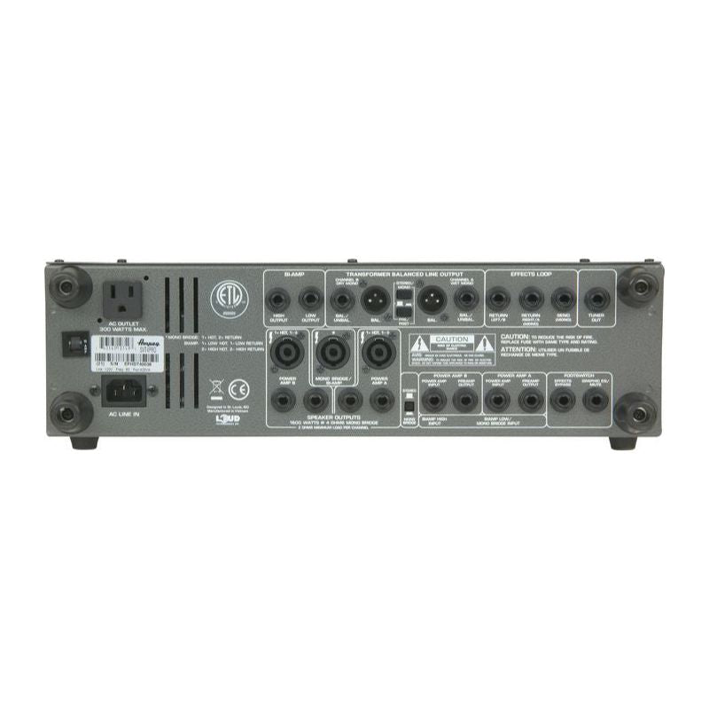 Ampeg SVT-4PRO 1200W Tube Preamp Bass Head