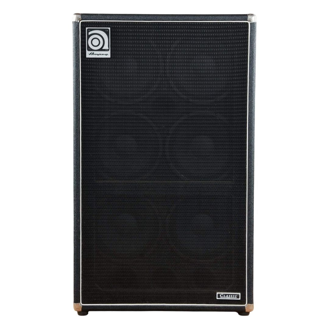Front view of Ampeg SVT-610HLF 6x10" 600W Bass Cabinet on white background