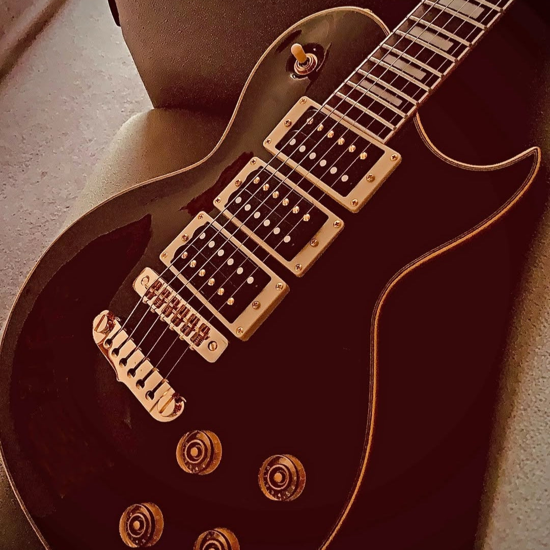 Aria Pro II PE-350PF Aged Black Electric Guitar