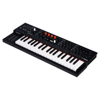 Angled view of Arturia MiniFreak Hybrid Synthesizer on white background