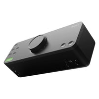 Angled front view of Audient EVO 8 on white background