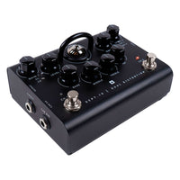 Angled view of Blackstar Dept. 10 Dual Distortion Pedal on white background