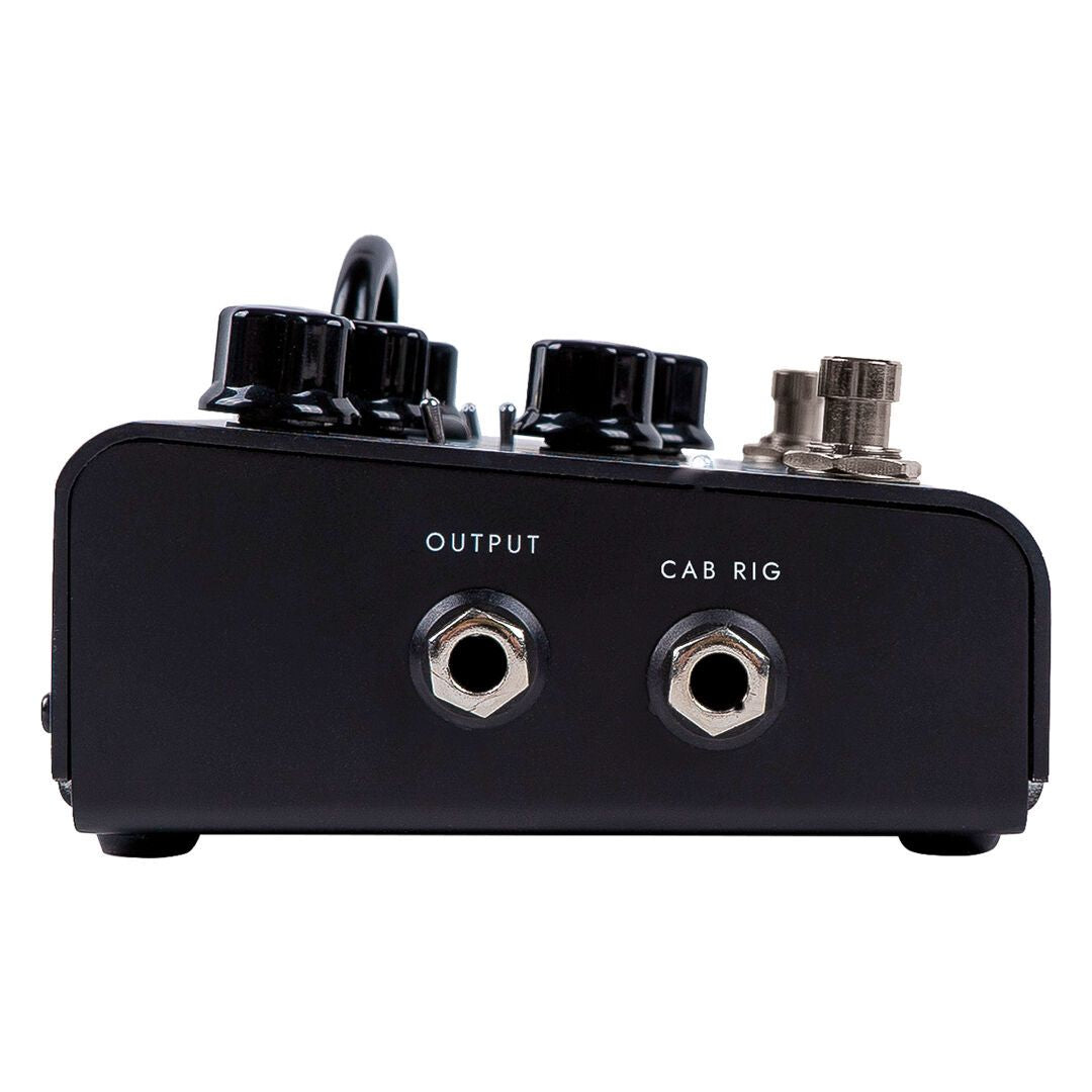 Left jacks view of Blackstar Dept. 10 Dual Distortion Pedal on white background