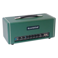 Angled view of Blackstar JJN 50 Jared James Nichols 50W Guitar Amp Head on white background