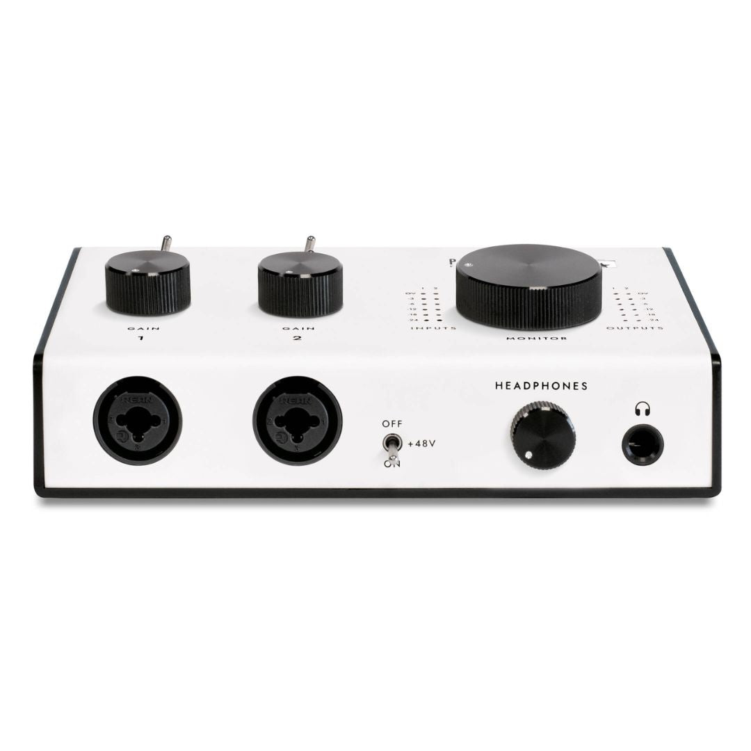 Front view of Blackstar POLAR 2 Audio Interface on white background