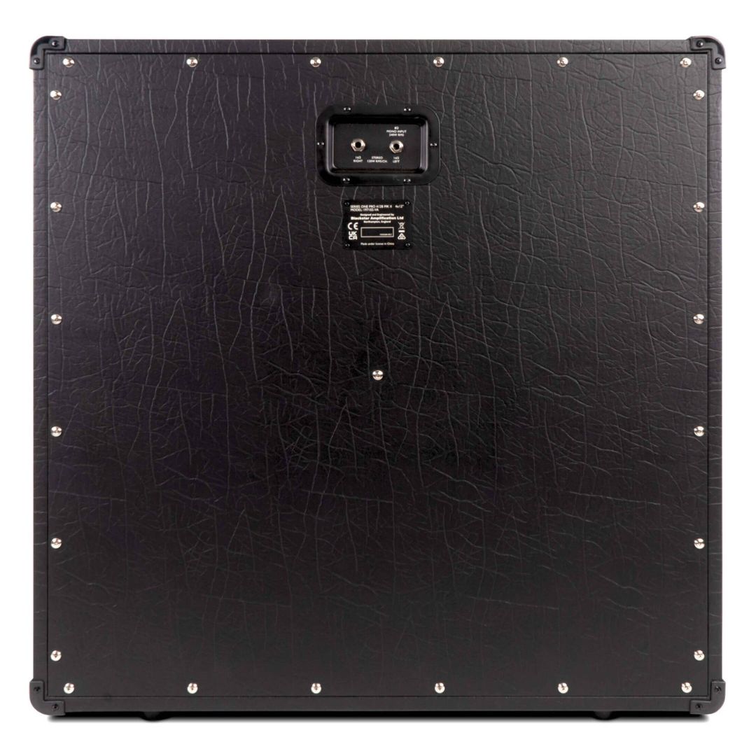 Rear view of Blackstar Series One 412 Pro B MK II Guitar Cabinet on white background