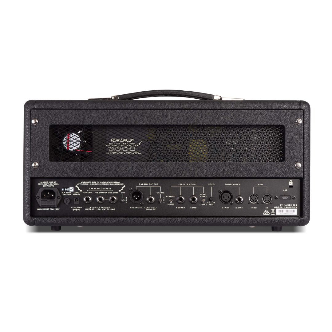 Rear view of Blackstar St. James 100 Head on white background