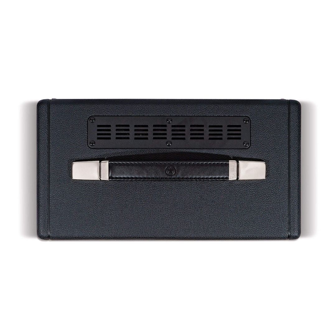 Top view of Blackstar St. James 50 6L6 Guitar Amp Head on white background