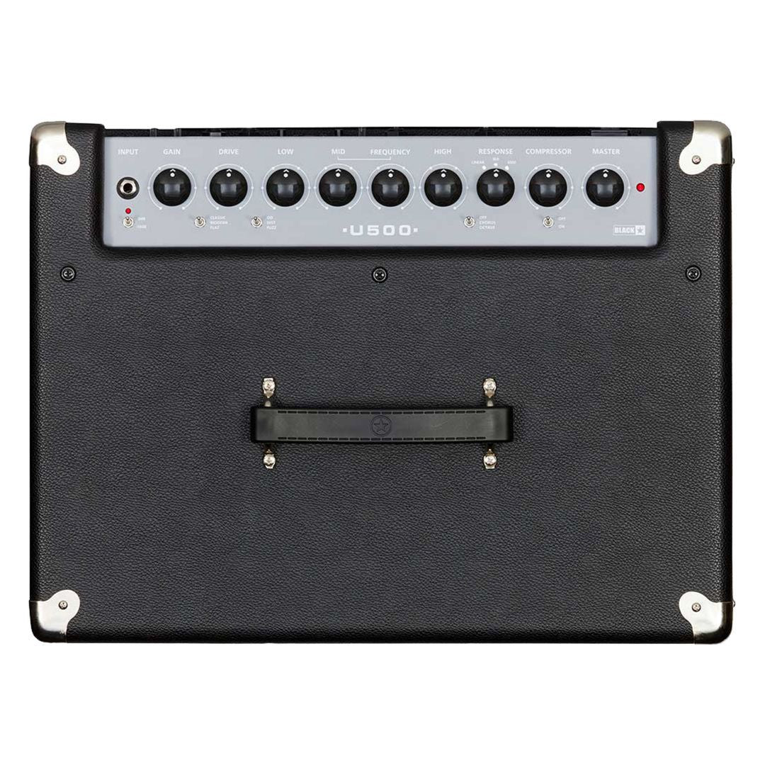 Top view of Blackstar Unity 500 500W Bass Combo Amplifier on white background