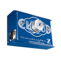 Blue electronic device with 'Cloudlifter Z' branding on a white background