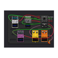 Connections layout sample for Cosmic Loop FX Parallelarator Pedal on white background
