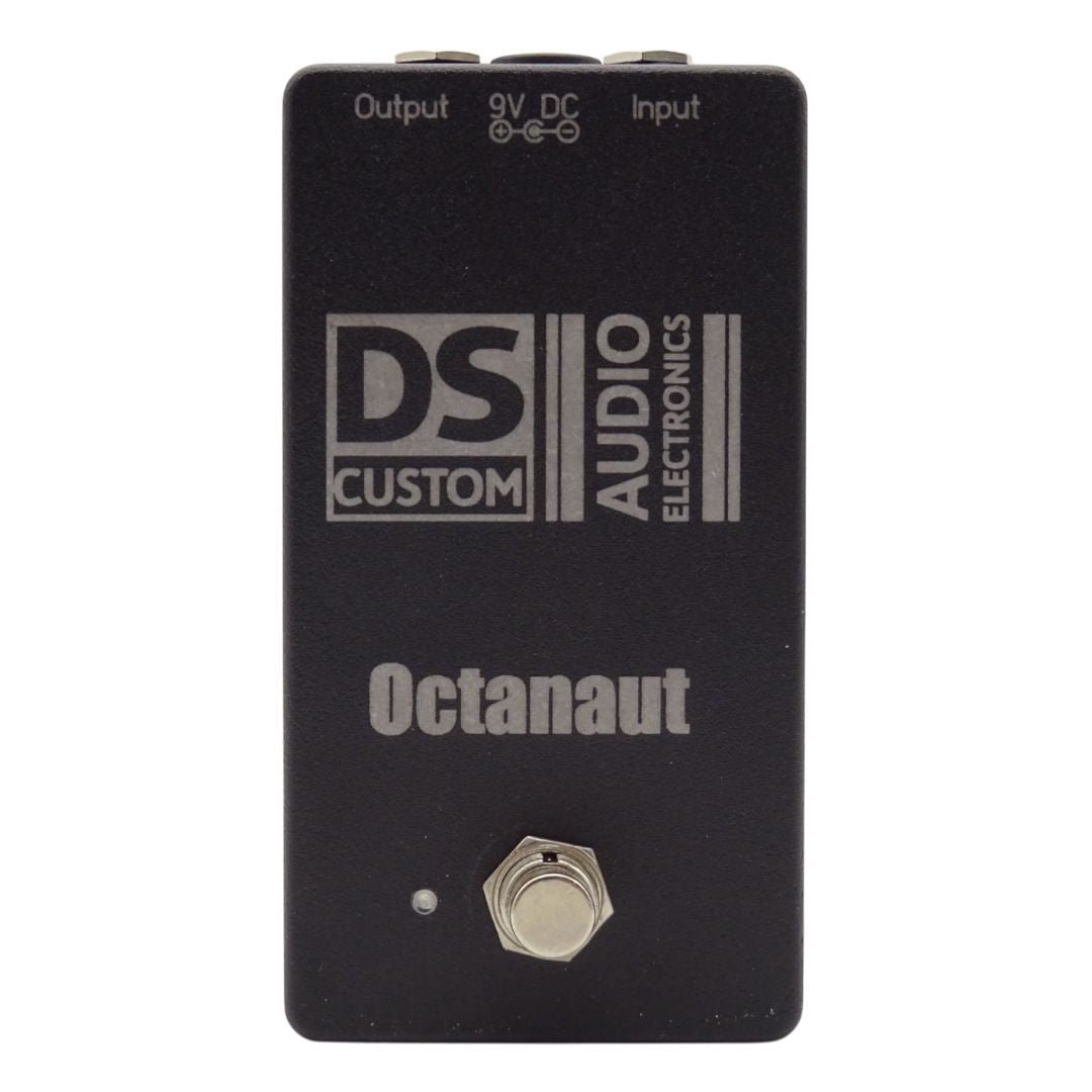 Front view of DS Custom Octanaut Octave Up Pedal on white background