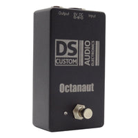 Angled left view of DS Custom Octanaut Octave Up Pedal on white background