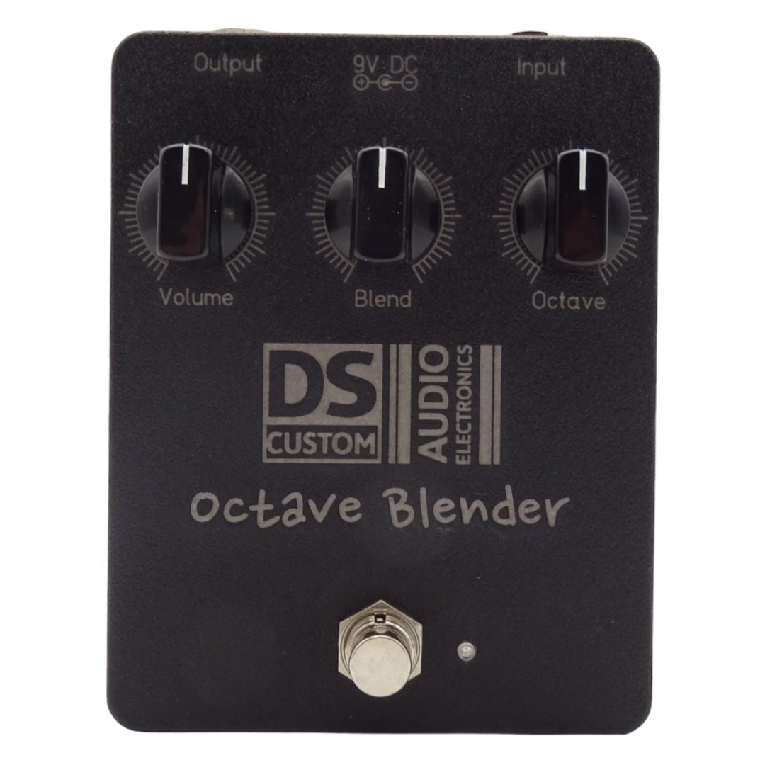 Front view of DS Custom Octave Blender Pedal on white background