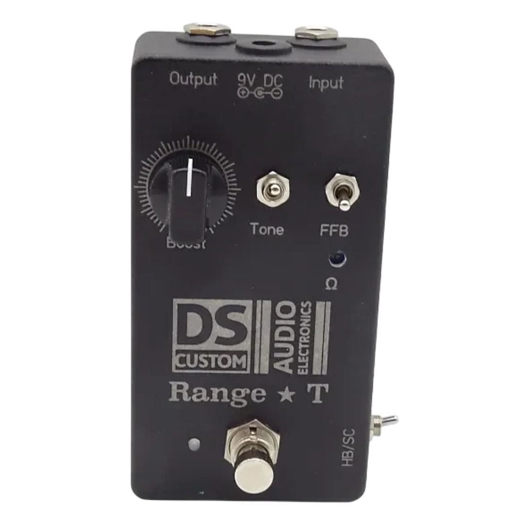 Front view of DS Custom Range T Pedal on white background