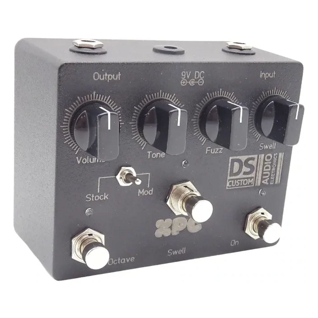 Angled left view of DS Custom XPC Pedal on white background