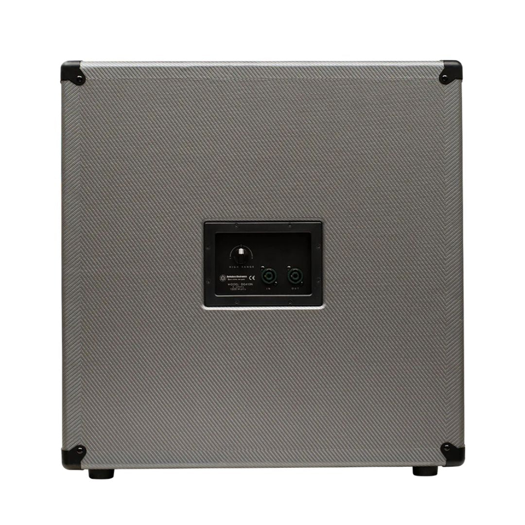 Rear view of Darkglass 410 Bass Cabinet on white background