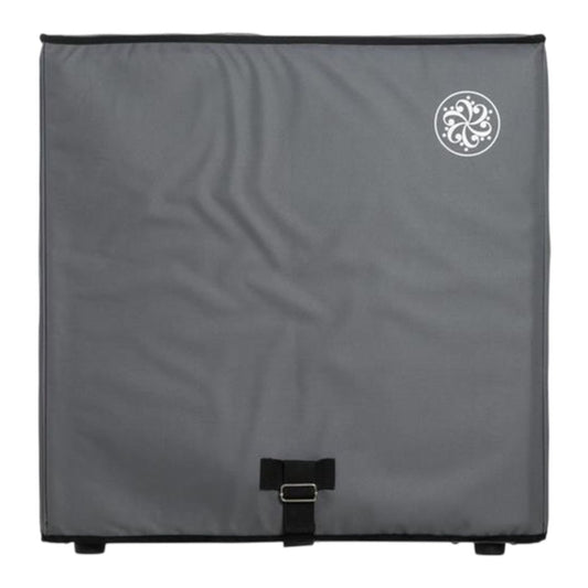Front view of Darkglass 410N Bass Cabinet Cover on white background