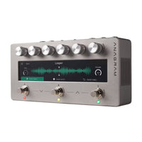 Angled front view of Darkglass Anagram Pedal on white background