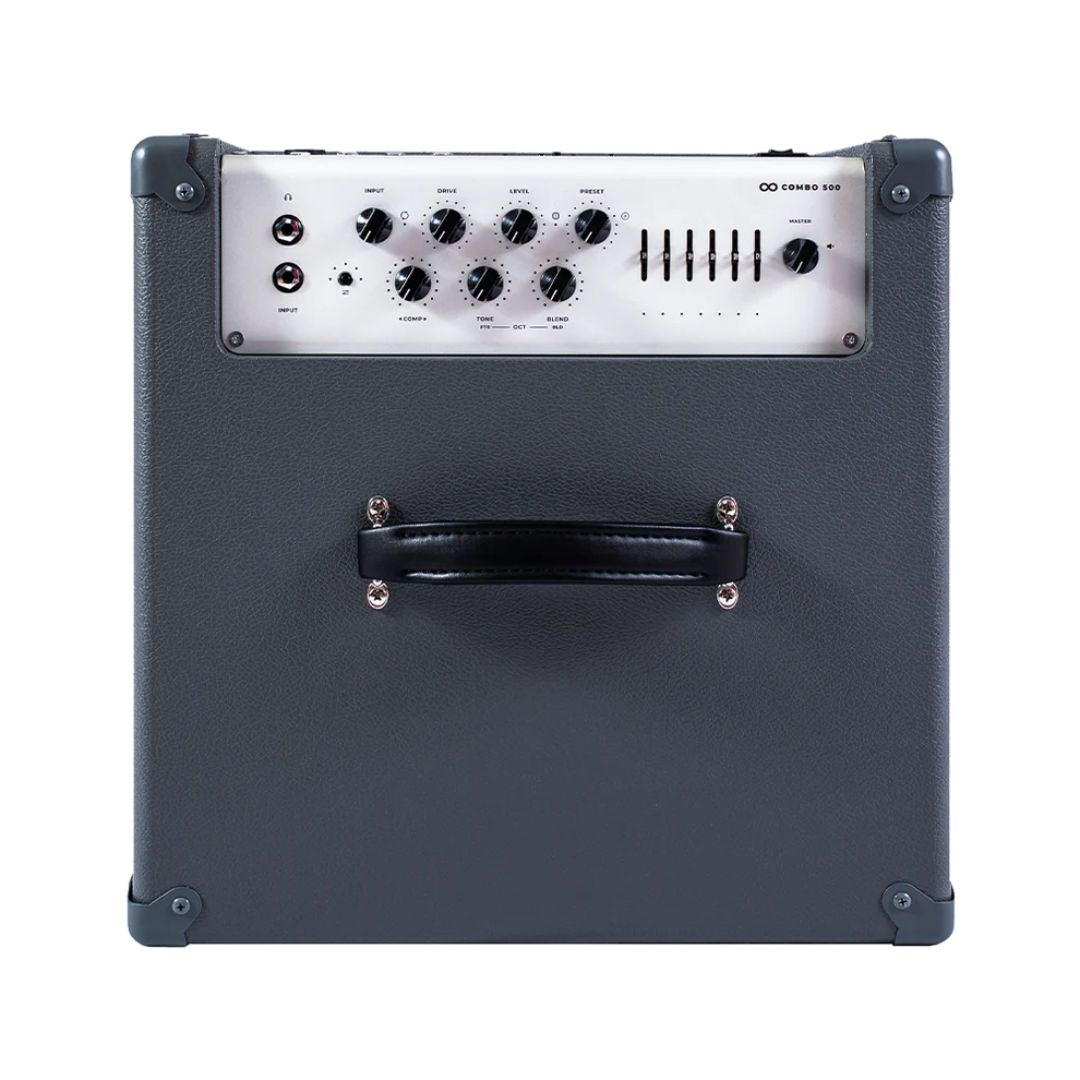 Top view of Darkglass Infinity 500 Combo 210 Bass Amplifier on white background