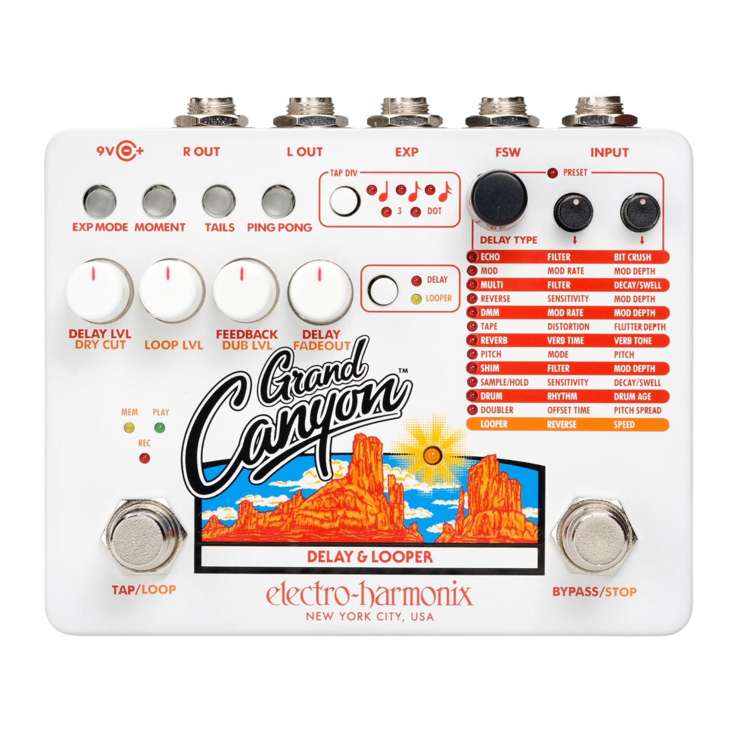 Electro-Harmonix Grand Canyon Pedal