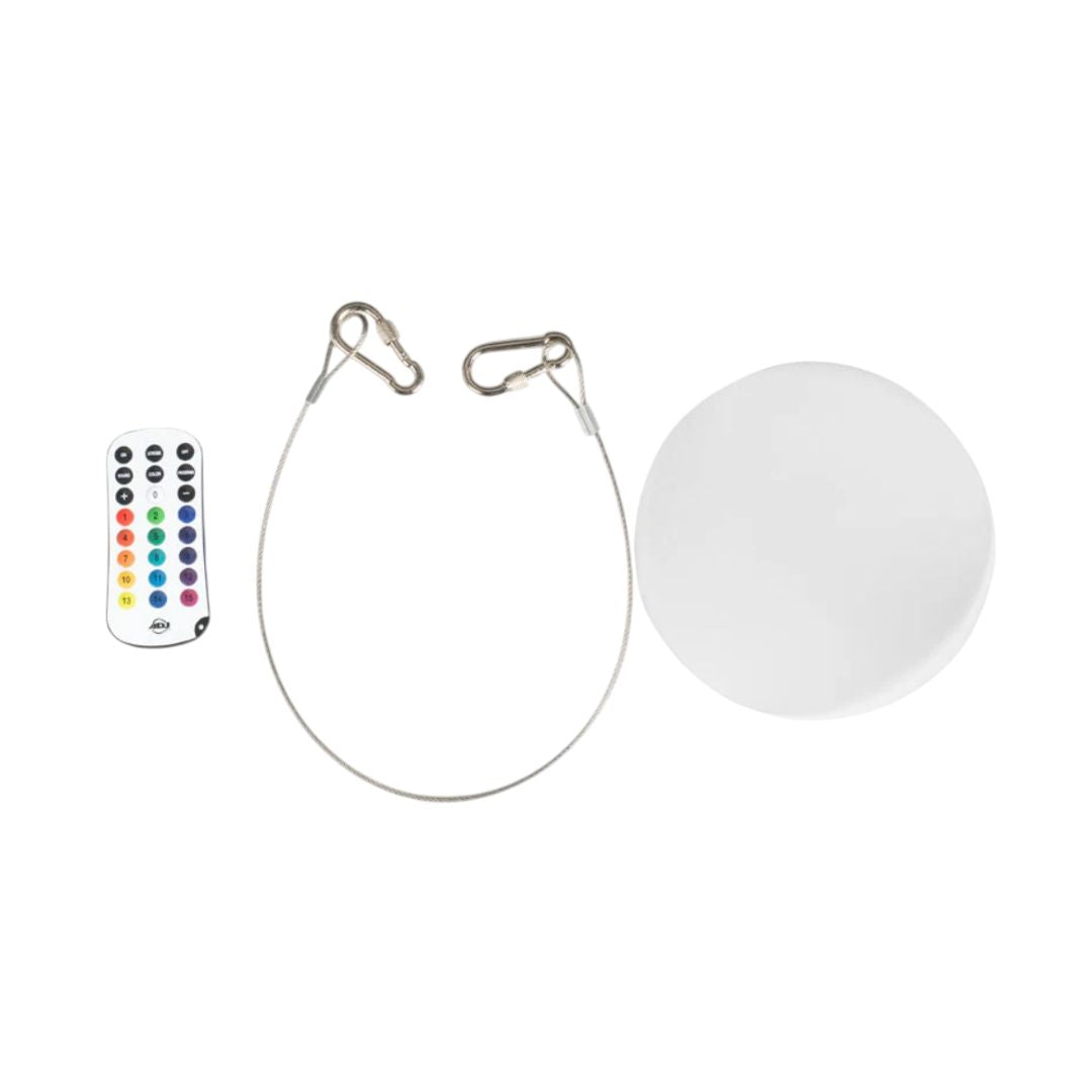 Inclusions of Eliminator Lighting Mega Hex L Par on white background