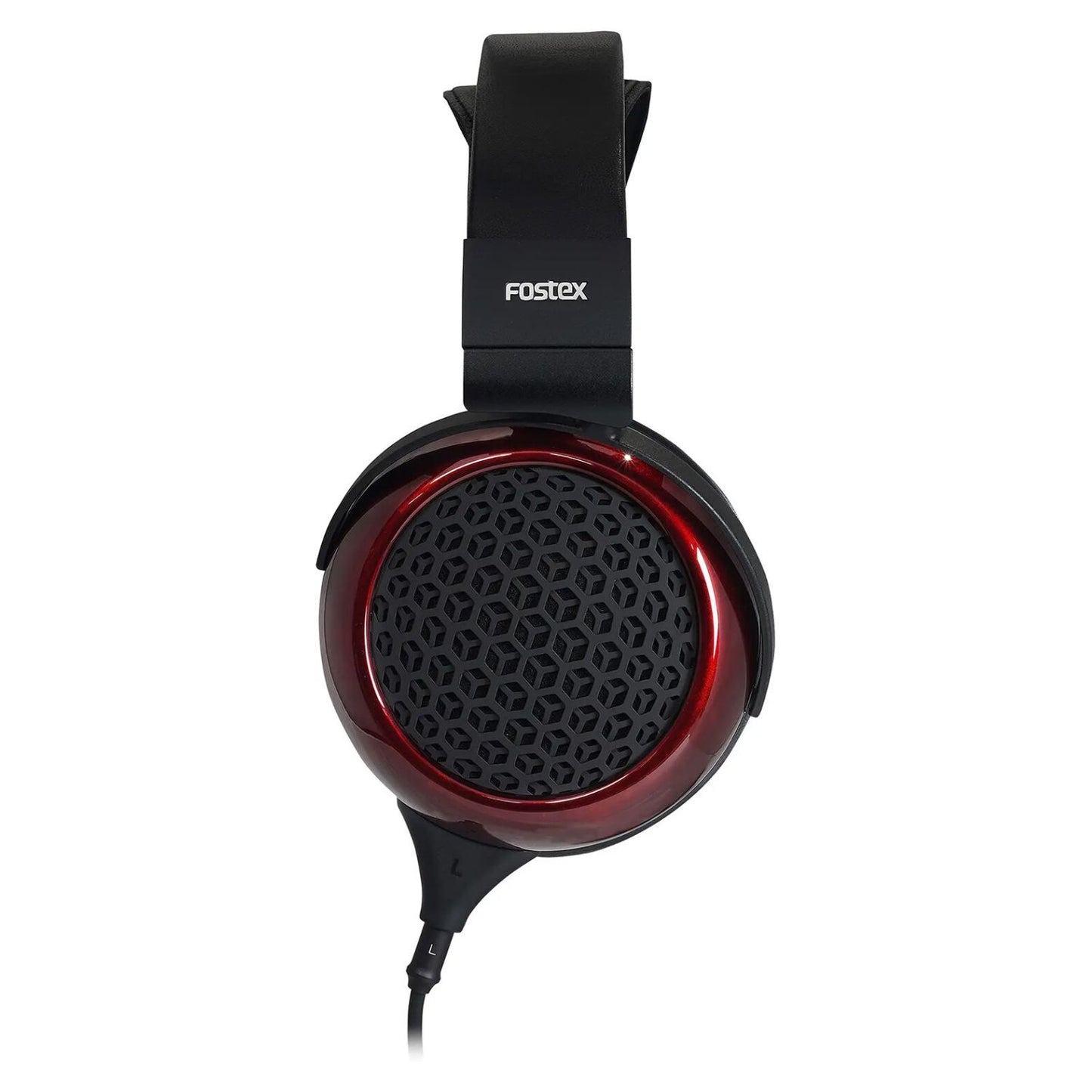 Side view of Fostex TH919 Premium Headphones on white background