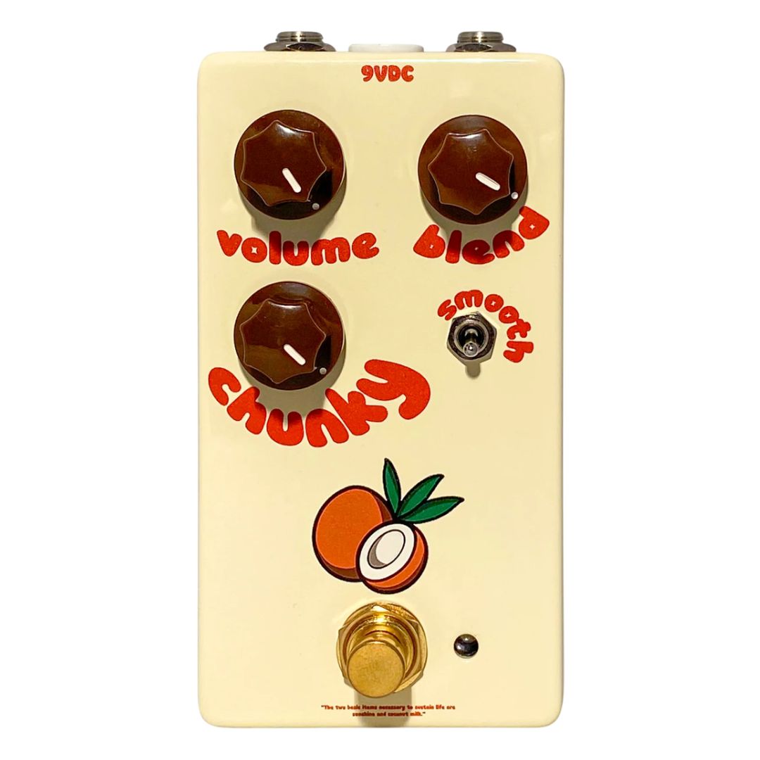 compressor and overdrive pedal FruitFX Coconut Compressor Pedal – DeathCloud