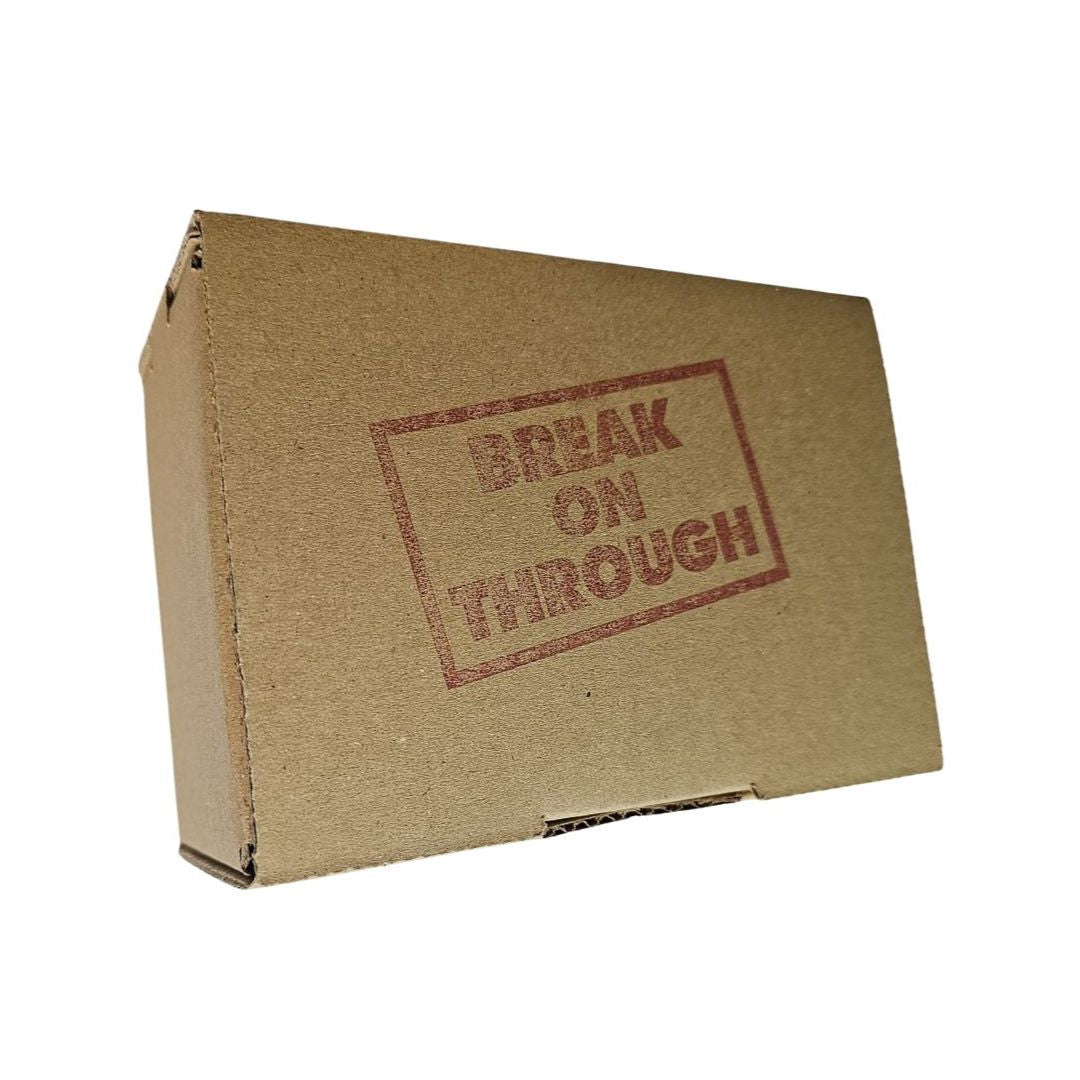 Box of FwS Break On Through Limiter & Distorter Eurorack Synth Module on white background