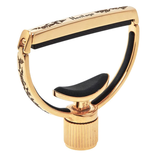 G7th Heritage Guitar Wide Neck Width Capo (18k Gold Plate Style 3)