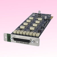 Angled front view of Grace Design 8-Channel DAC Option for m701 on pink background