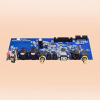 Front view of Grace Design DAC Upgrade Kit for m905 on orange background