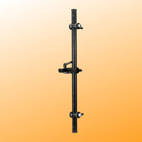 Front view of Grace Design SB-BL Blumlein for Standard Large Diaphragm Mics on orange background