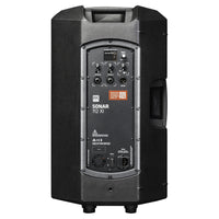Rear ports view of HK Audio SONAR 112 Xi 1200W 12" Powered Speaker on white background