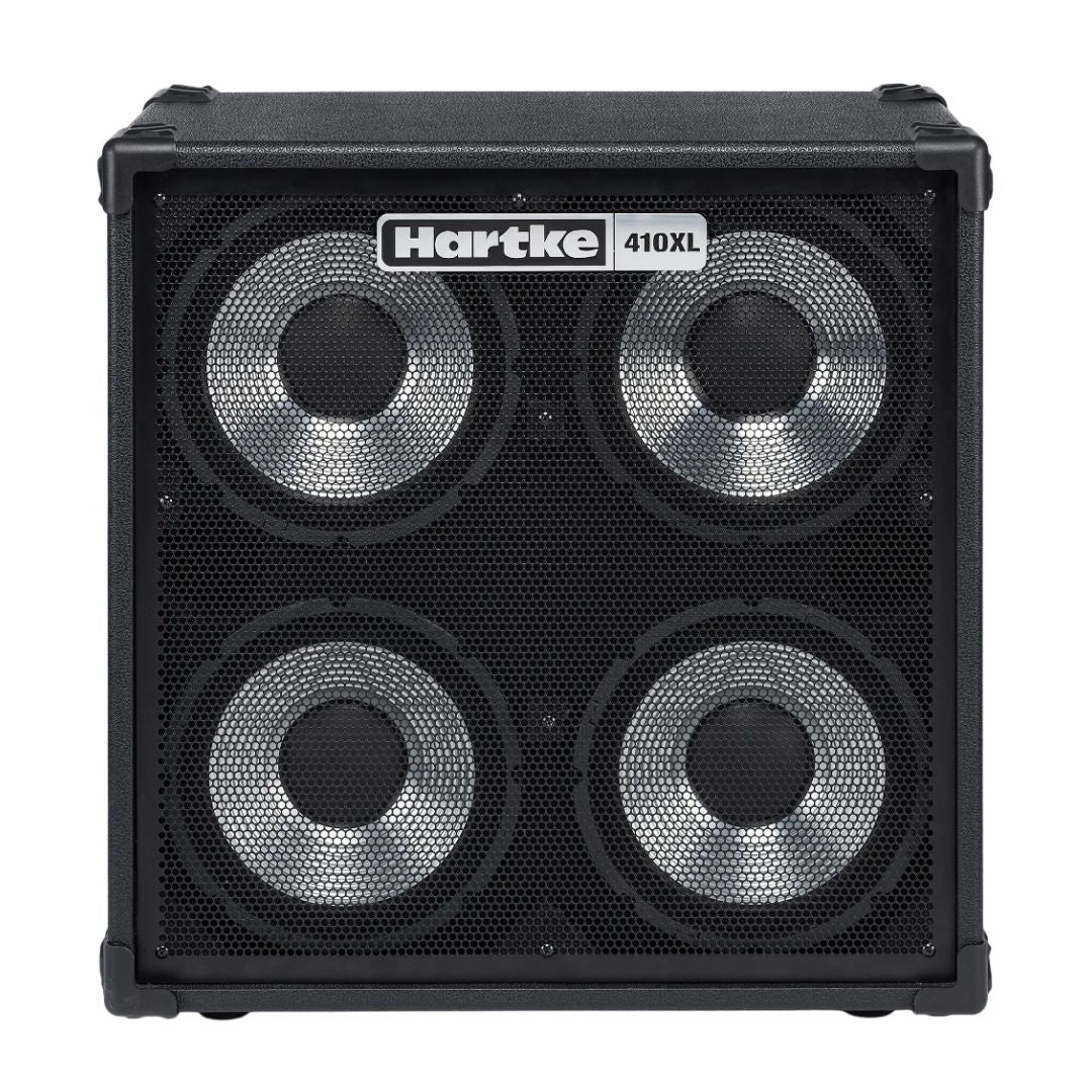 Hartke 410XL bass guitar amplifier cabinet on a white background