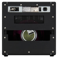 Rear view of Hiwatt DR20/0.5 The Little Rig Combo 1×12 Custom Guitar Amplifier with Fane F75 speaker on white background