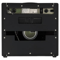 Rear view of Hiwatt DR504 Combo 1×12 Custom Guitar Amplifier on white background