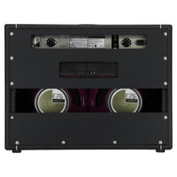 Rear view of Hiwatt DR504 Combo 2×12 Custom Guitar Amplifier on white background