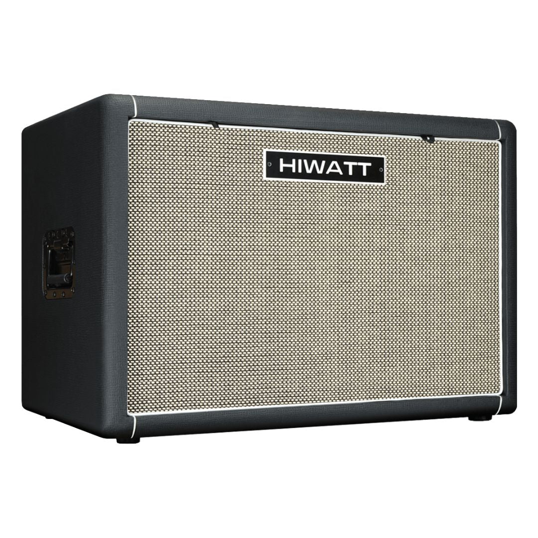Angled front view of Hiwatt HB210HN Bass Speaker Cabinet on white background