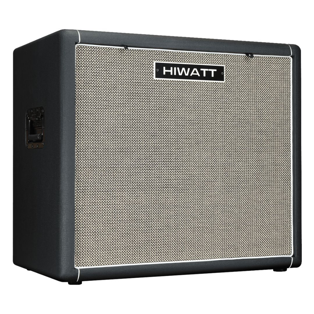 Angled front view of Hiwatt HB410HN Bass Speaker Cabinet on white background