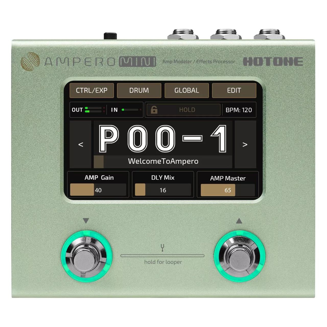 hotone djent pedal Hotone Audio Ampero Mini Pedal