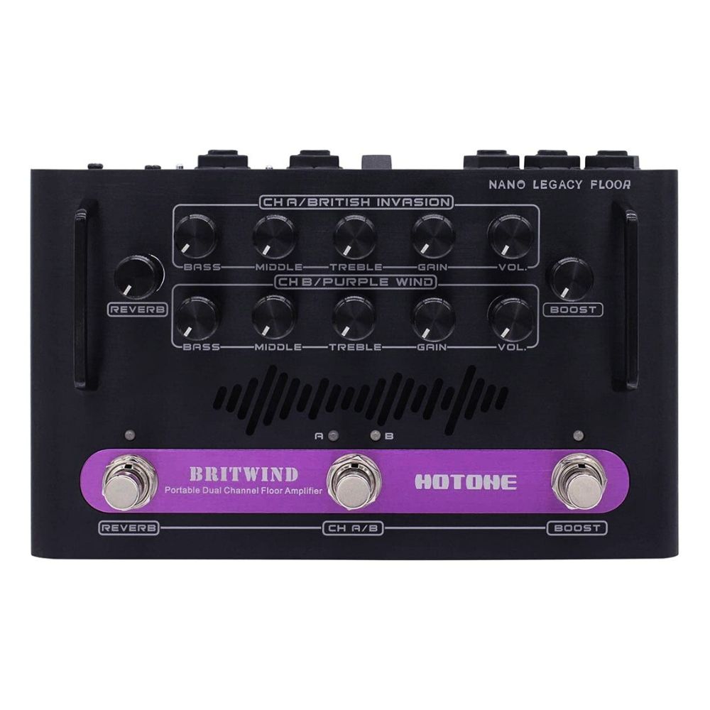 hotone britwind pedal amp Hotone Audio Nano Legacy BritWind 75-Watt Floor Amp Pedal