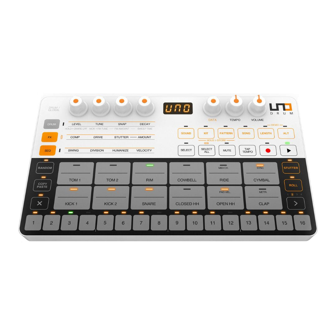 UNO Drum electronic drum controller on a white background